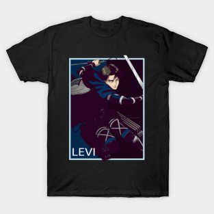 Captain Levi T-Shirt - Levi Attac on Titan by neng